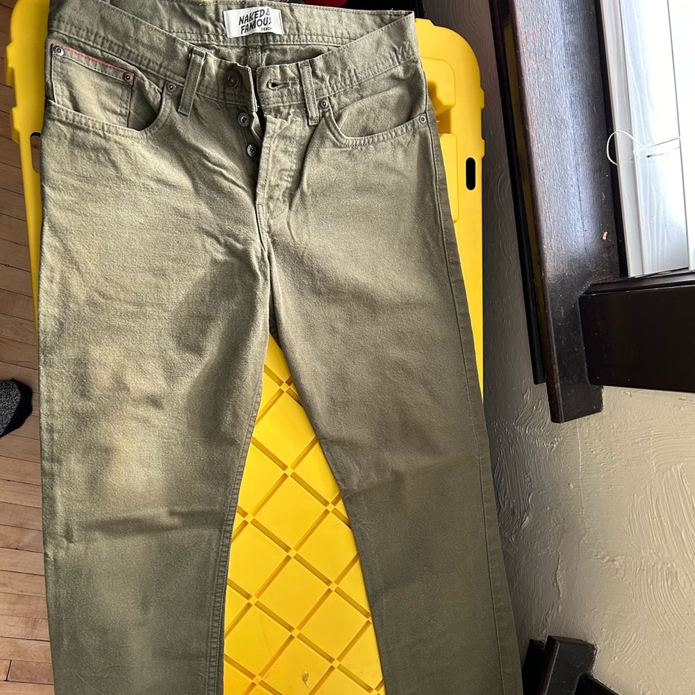 Naked and Famous Weird Guy Fit Selvedge Canvas 10oz